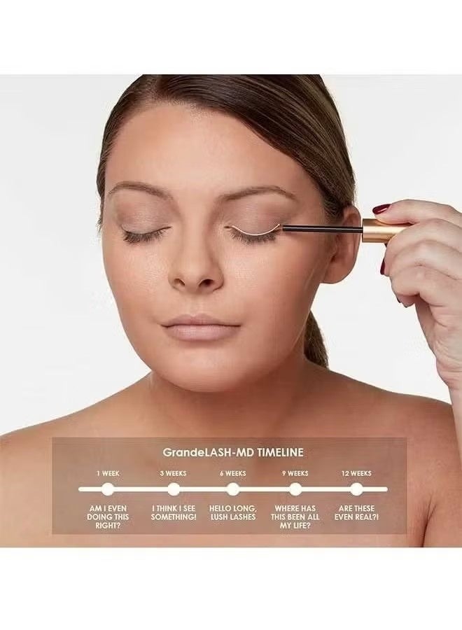 GrandeLASH-MD 4ml Lash Enhancing Serum, GrandeLASH-MD Eyelash Serum for Growth and Thickness, Promotes Appearance of Longer, Thicker Eyelashes, Cruelty Free - Image 2